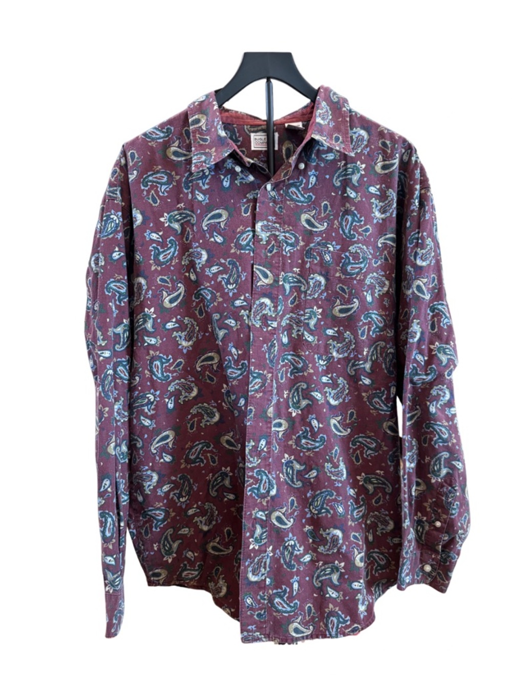 Vintage Bugle Boy Paisley Button Up - XXL
